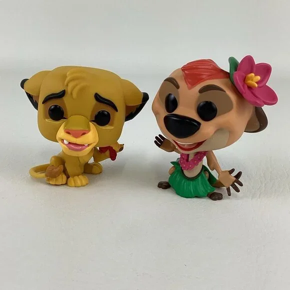 Funko Pop Movies Disney The Lion King Luau Timon Simba 3" Vinyl Character Figure - Picture 1 of 6